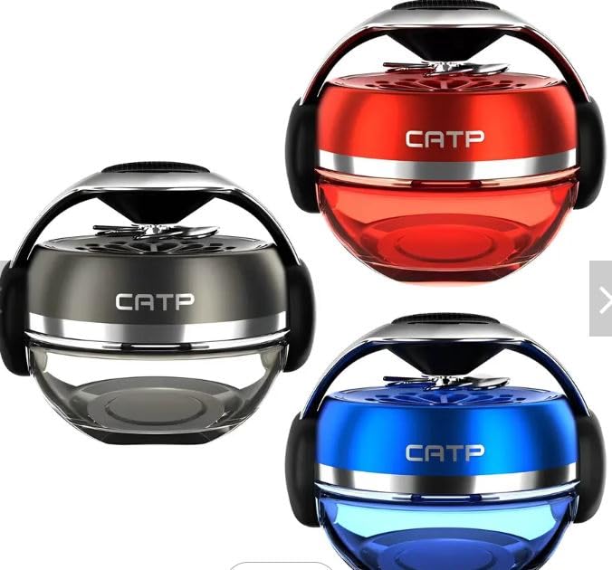 Paysworth Catp Style Car Aroma Solar Power Diffuser Air Freshener Perfume car Dashboard Decoration With Perfume (