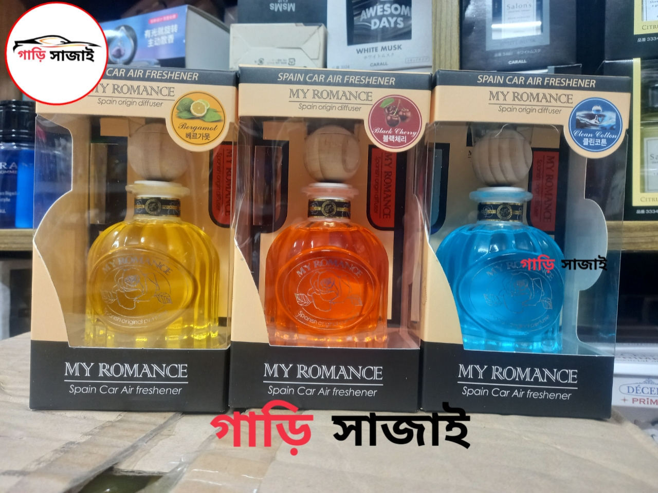 Car Dashboard Perfume My Romance Blue- My Romance Spanish Air Freshener Korean