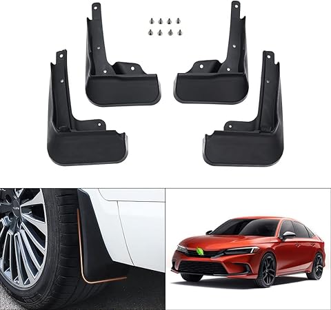 4 Pcs Set Flexible Authentic Chinese Universal Mudgurd For Car ❤️