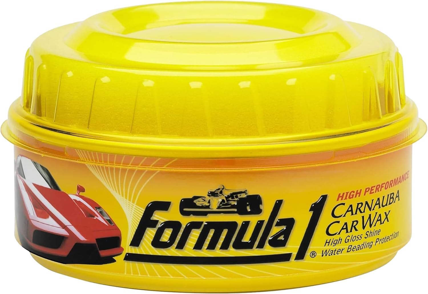 Formula 1 Carnauba High-Gloss Shine Car Wax Paste – Carnauba Wax Car Polish for Car Detailing to Shine & Protect