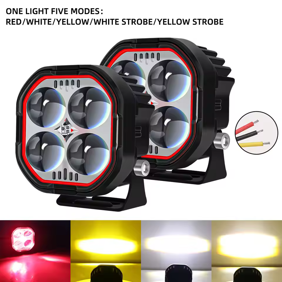 Devil 4 Eyes Car & Motor Cycle Fog Lamp 😲❤️‍🔥